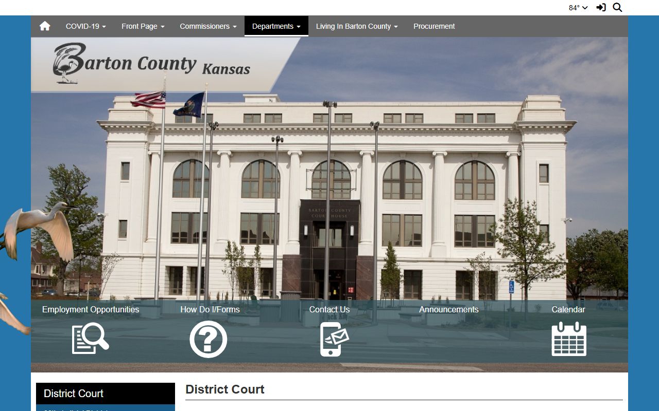 Barton County District Court 20th Judicial District judge list