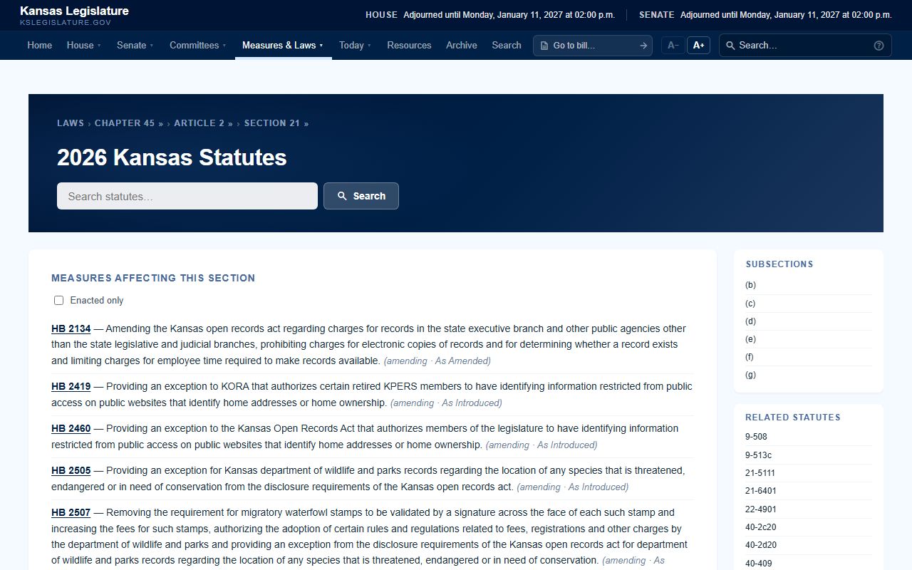 Barton County probate records Kansas disclosure exceptions source